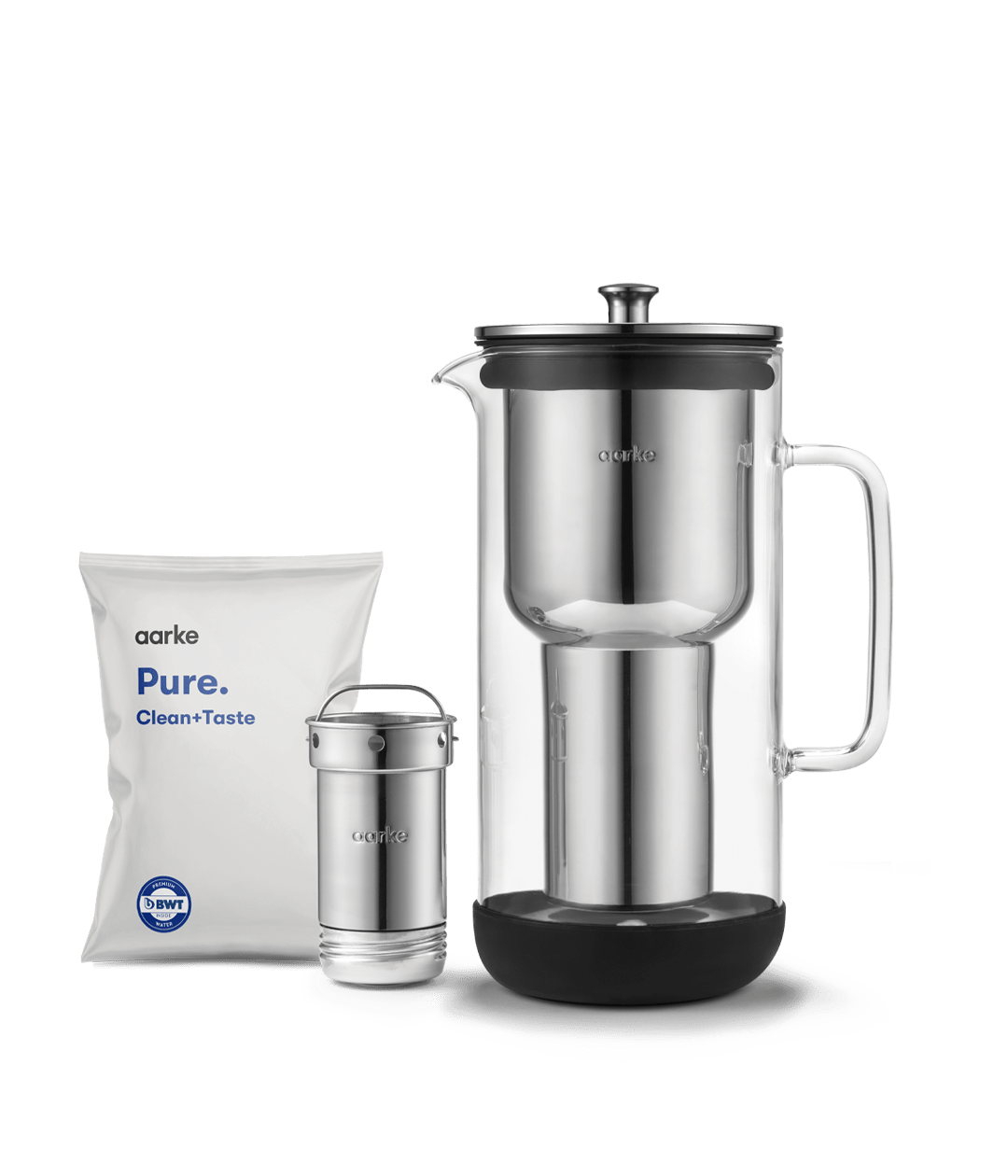 Aarke Purifier verre inox