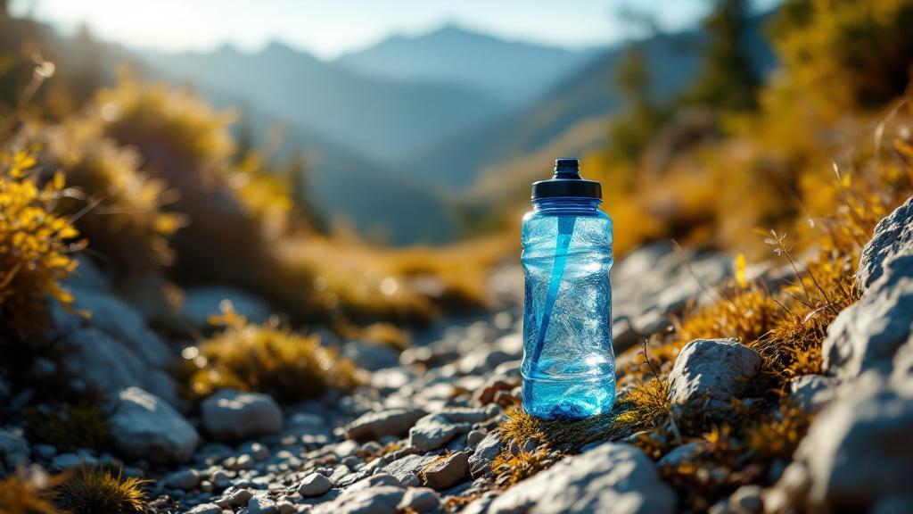 Gourde filtrante randonnée outdoor lifestyle