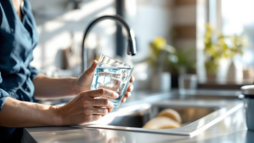 Waterdrop G3P600 osmoseur eau pure verre cuisine lifestyle